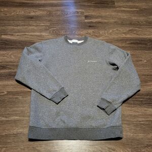 Columbia Basic Grey Crewneck Pullover Sweatshirt Mens Size Medium